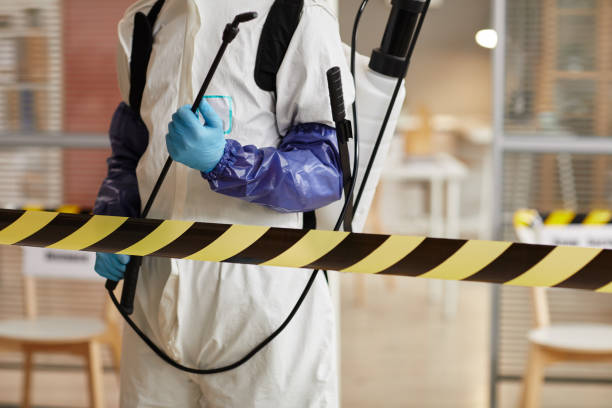 Professional Biohazard technician working in Bethpage, NY